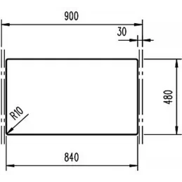 Kamnito pomivalno korito Teka STONE 90B-TG