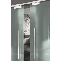 Komplet za ena steklena vrata, 8 mm / PORTAGLASS 75 kg