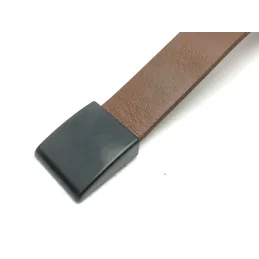 Usnjen ročaj LEATY / Črno-rjavo usnje