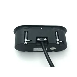 Notranja vtičnica SWING FRENCH 2 x 230 V / črna matirana