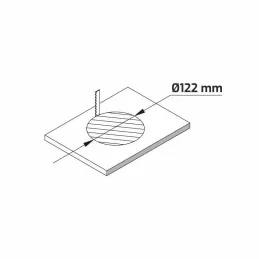 Izvlečna električna vtičnica MULTIBOX 4x 230V + 2x USB + 2x RJ45 / Črna