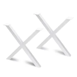 Namizne noge X-CROSS / mat bela