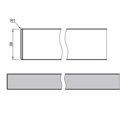 Delovna plošča KRONOSPAN Elegance Endgrain ( ABS robni trak ) / K107 FP