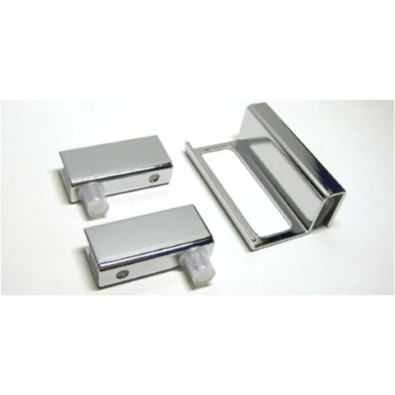 Čipkasta zavesa za steklo brez vrtanja z držalom / nikelj