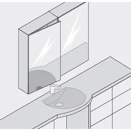 Tečaj za steklena vrata BLUMOTION CRISTALLO 110° / Onyx