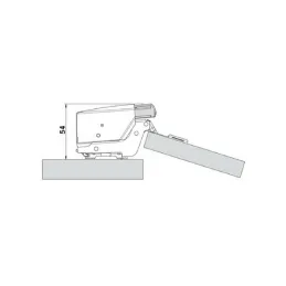 BLUMOTION adapter z dušenjem za vložne tečaje