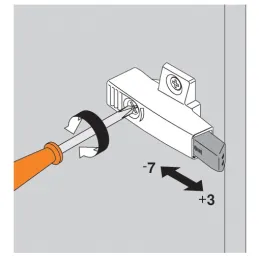 Adapter BLUMOTION z blaženjem med tečaji