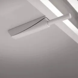 Bat z adapterjem K-PUSH za odpiranje brez ročajev – izjemno močan magnet / Siv