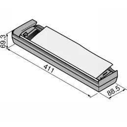 Rezalnik aluminijaste folije ORGA LINE / Temno siva