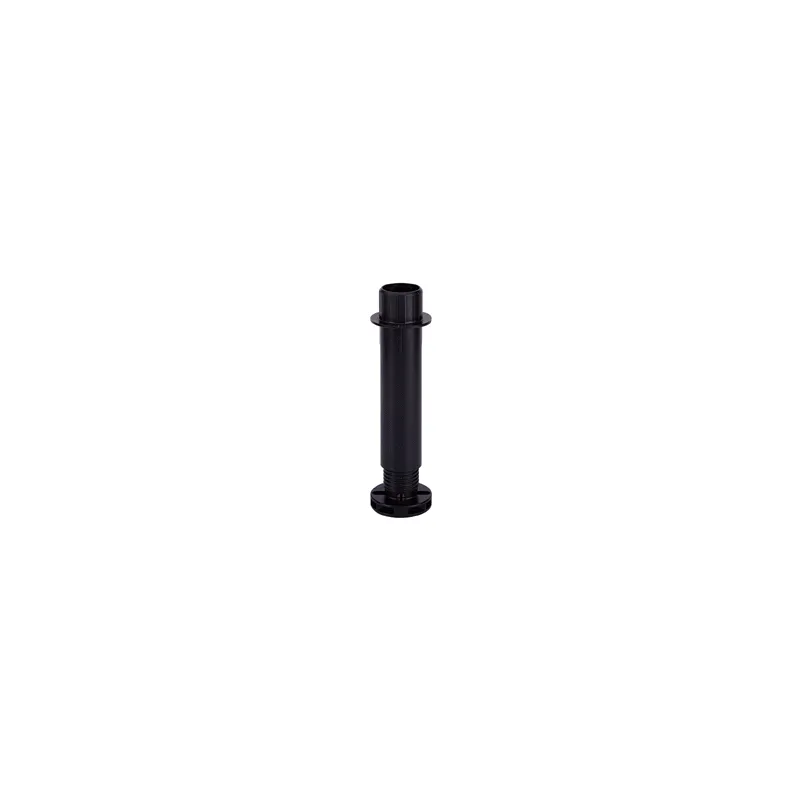 Nastavljiva plastična nogica za posteljo 190 mm / črna