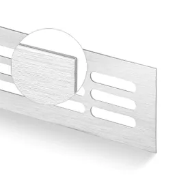 Prezračevalna rešetka HUGO / Brušen aluminij