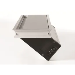 Izvlečna vtičnica s kabelsko uvodnico VERSAFLAP 3 × 230 V / aluminij