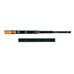 Kroglični izvlek 45 mm z blaženjem ELEGANT / Mat črna