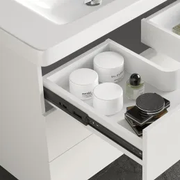 Kroglični izvlek 45 mm z blaženjem ELEGANT / Mat črna