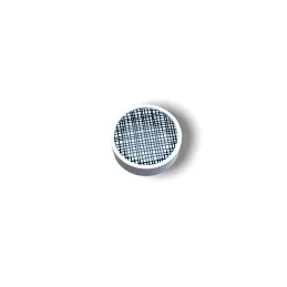 Leseni gumbast ročaj ARSIA / Bela – motiv mreže