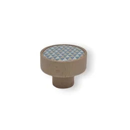 Leseni gumb ARSIA / bukev – mešanica trikotnikov
