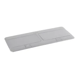 Izvlečna električna vtičnica POP-UP, dvojna, 4 × 230 V / aluminij