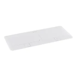 Dvižna električna vtičnica POP-UP dvojna 4x230V / mat bela