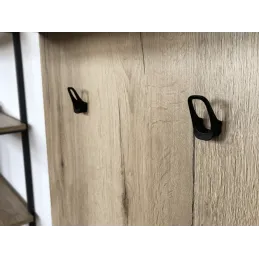 Gumbasta ročica ARNO / Mat črna