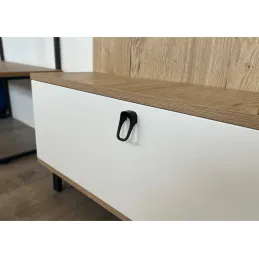 Gumbasta ročica ARNO / Mat črna