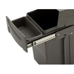 Izvlečni koš za odpadke z dozirno posodo U30 20L / Siv