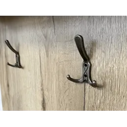 Rustikalno stojalo za oblačila KARIBA / starinsko srebro