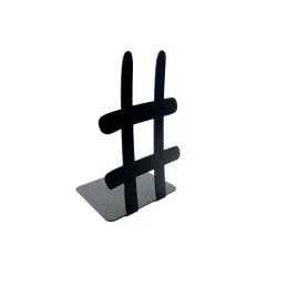 Stojalo za knjige HASTAG / Mat črna