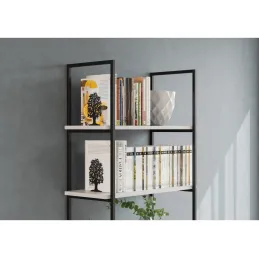 Stojalo za knjige TREE / Mat črna