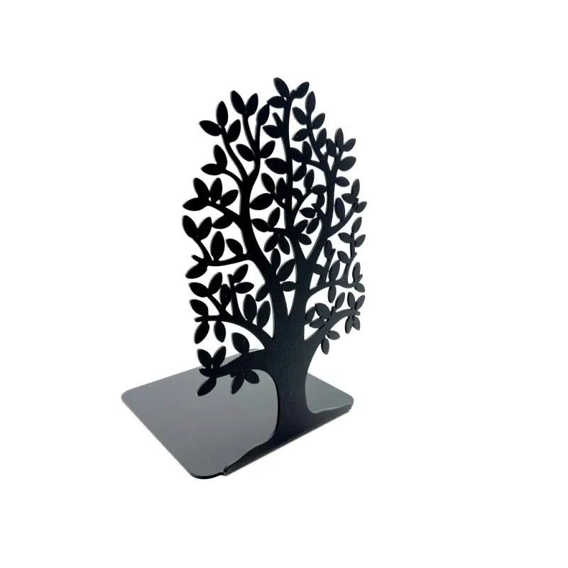 Stojalo za knjige TREE / Mat črna
