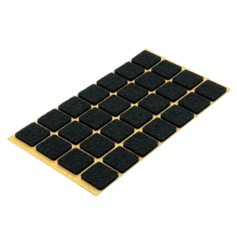 Samolepilna filcasta podloga 20x20 / črna – kos