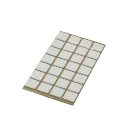 Samolepilna filcasta podloga 20x20 / Bela – plošča