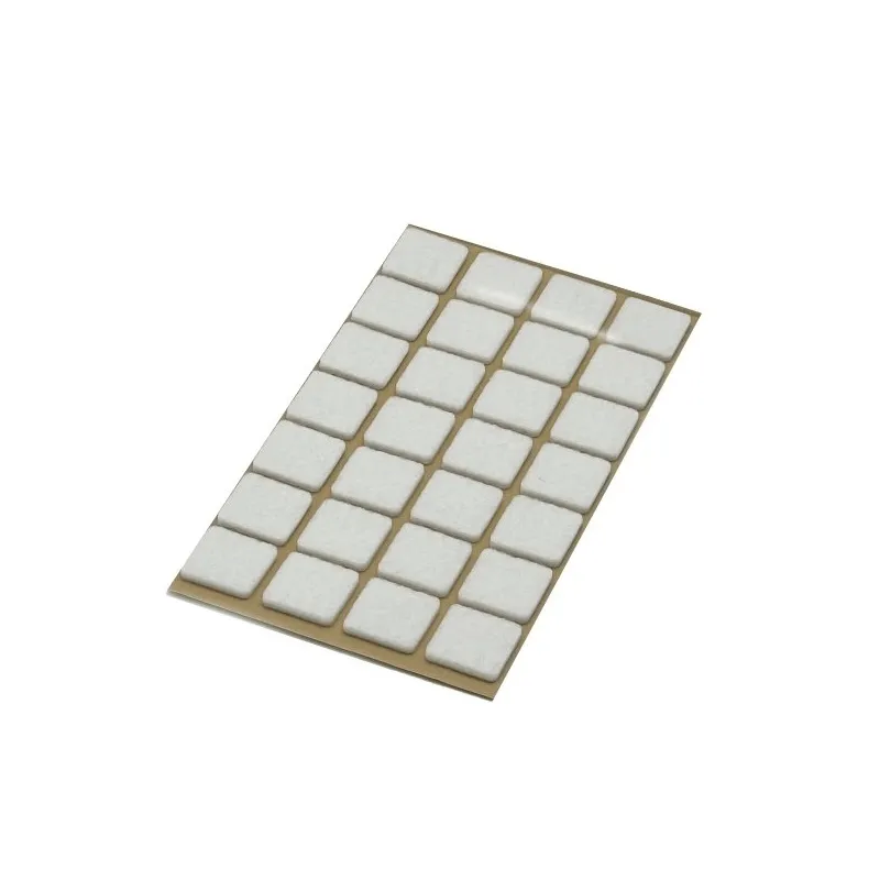 Samolepilna filcasta podloga 20x20 / Bela – plošča