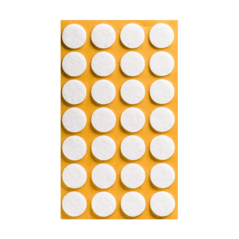 Samolepilna filcasta podloga 20 mm / Bela – plošča
