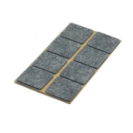 Samolepilna filcasta podloga 38x38 mm / Siva – plošča
