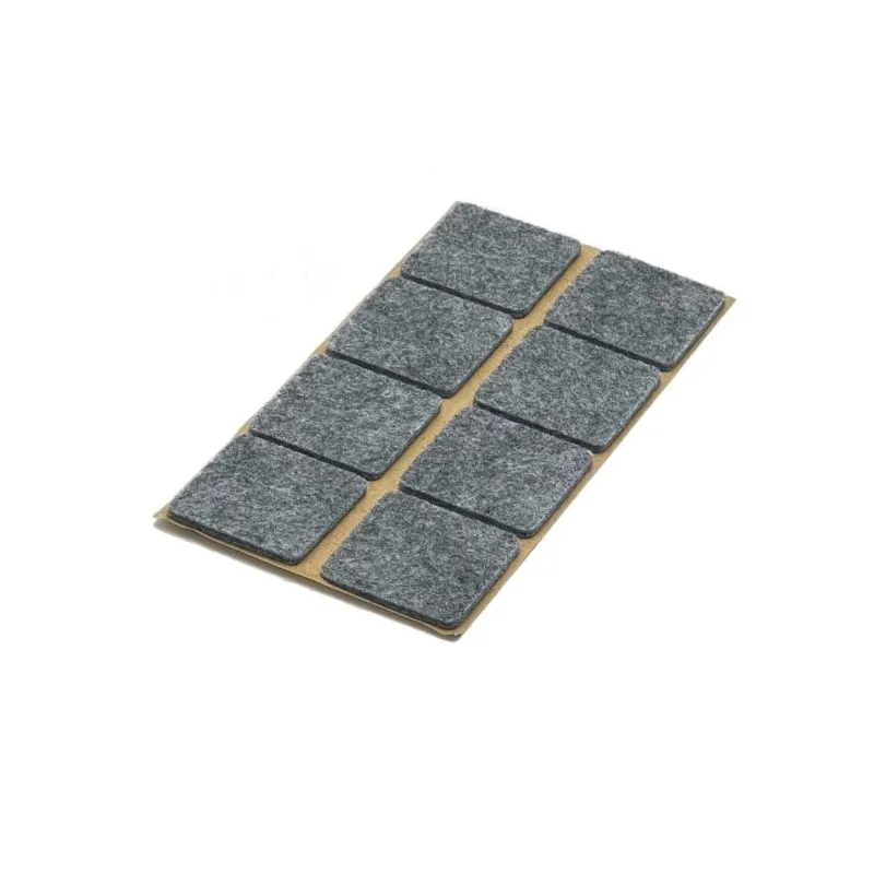 Samolepilna filcasta podloga 38x38 mm / Siva – plošča