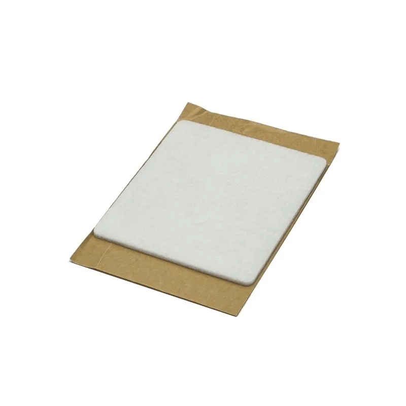 Samolepilna filc podloga 120 × 100 mm / Bela