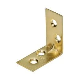 Povezovalni kotnik 25 x 25 mm – 10 kosov / Rumeno pocinkano