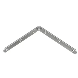 Povezovalni kotnik 120 x 120 mm – 10 kosov / Beli cink
