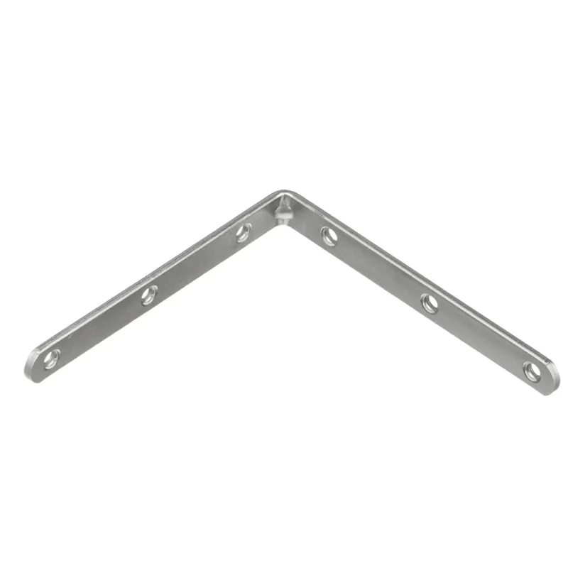 Povezovalni kotnik 120 x 120 mm – 10 kosov / Beli cink