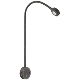 LED svetilka za pohištvo z USB-polnjenjem Loox LED / mat črna