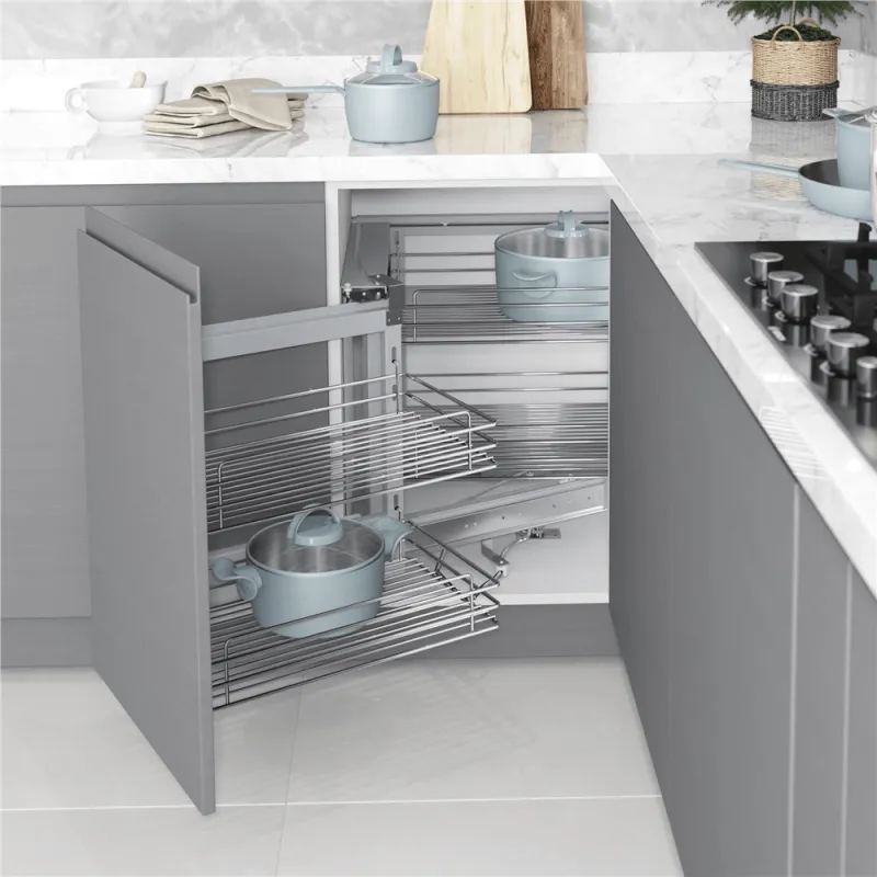 Žični kotni mehanizem Magic corner / Krom