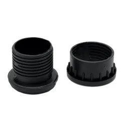 Spodnji nastavek za izravnavo za noge mize 60 mm / Črna