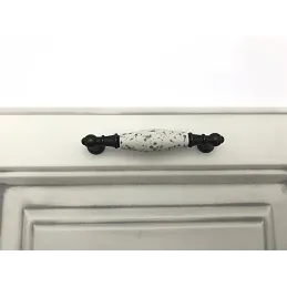 Ročaj MOET / Porcelan z motivom – staročrna