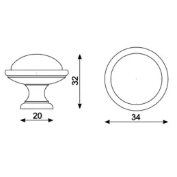 Ročajna bunka MOET / Porcelan z motivom – starinsko črna