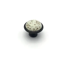 Ročajna bunka MOET / Porcelan z motivom – starinsko črna