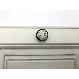 Ročajna bunka MOET / Porcelan z motivom – starinsko črna