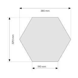 Dekorativni stenski element / Zlati semiš