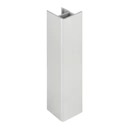 Kotna spojka za podnožje 90° / brušen aluminij
