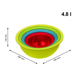 Barvni komplet skled s cedilom – 4 kosi