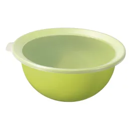 Plastična posoda s pokrovom CARUBA 1,8 l / Zelena